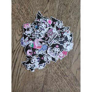 Kuromi Stickers 50 Pcs Hello Kitty Black Sanrio Laptop New Decals Skater